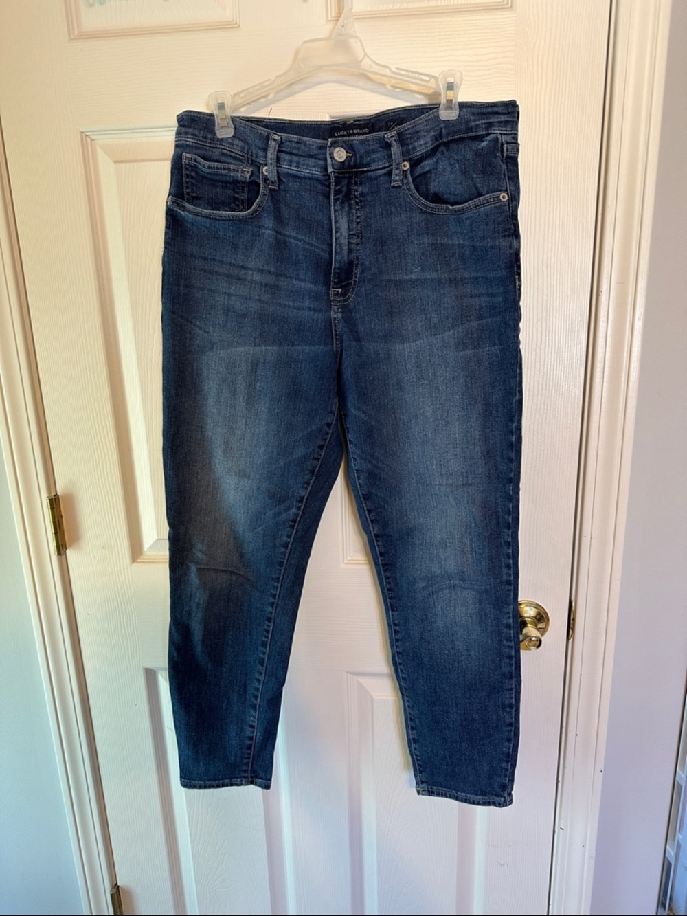 Lucky Brand Women's Dark Indigo Cropped Jeans